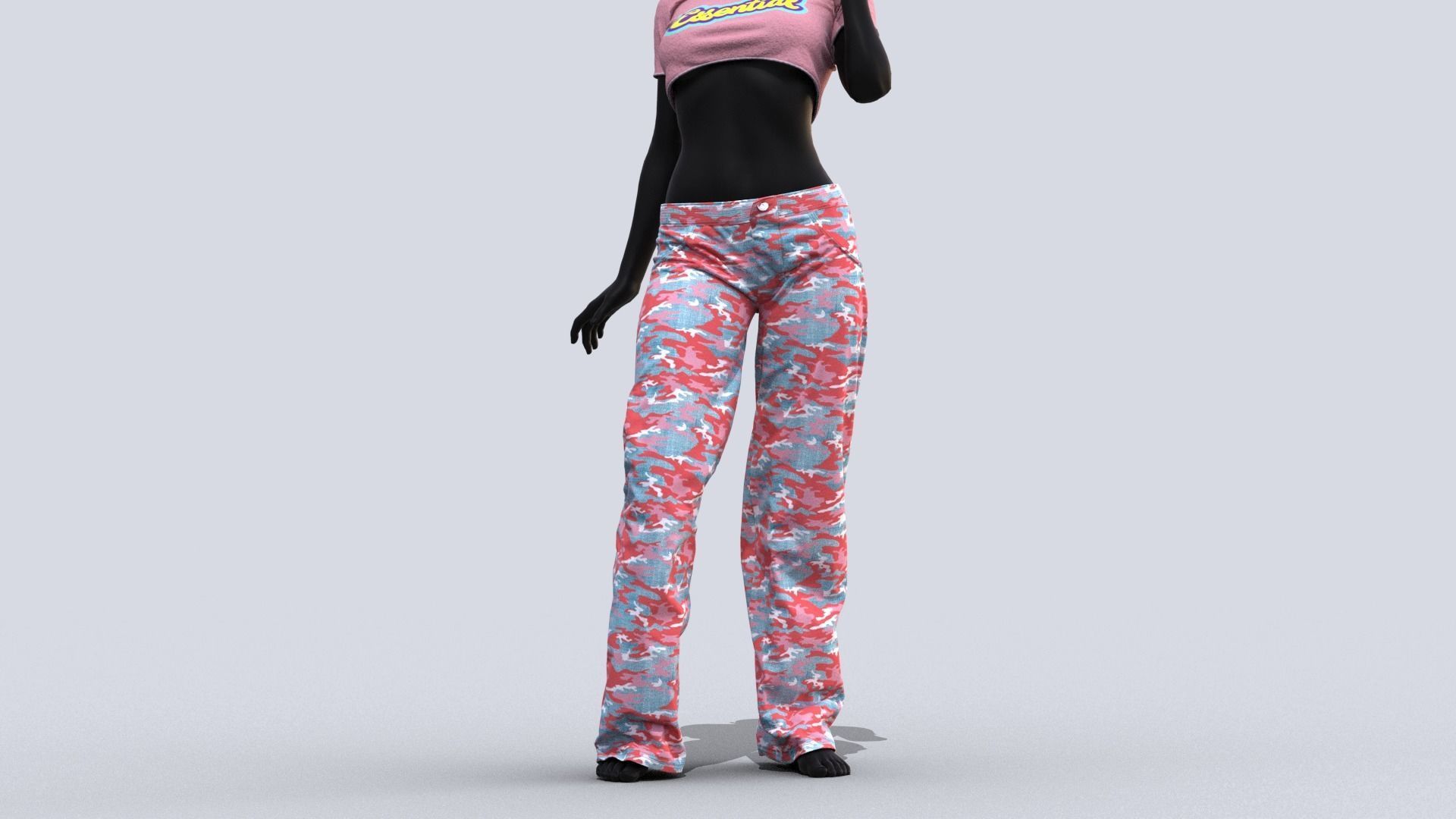 Realistic Female Outfits 3D model_29