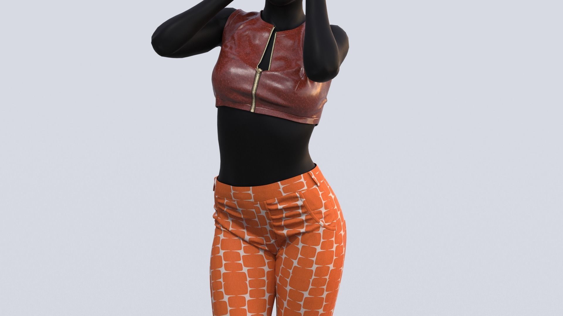 Realistic Female Outfits 3D model_6