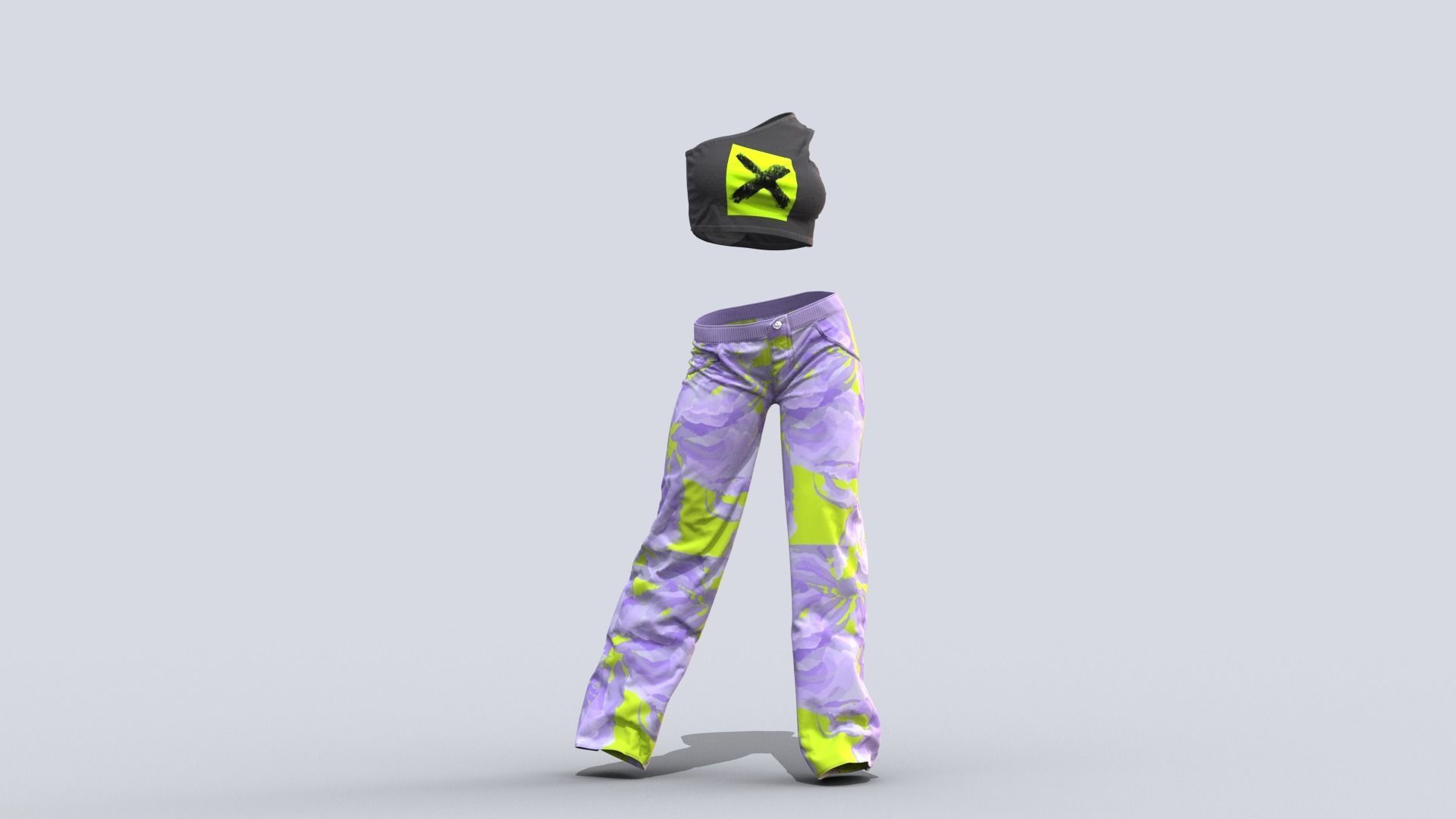 Realistic Female Outfits 3D model_17