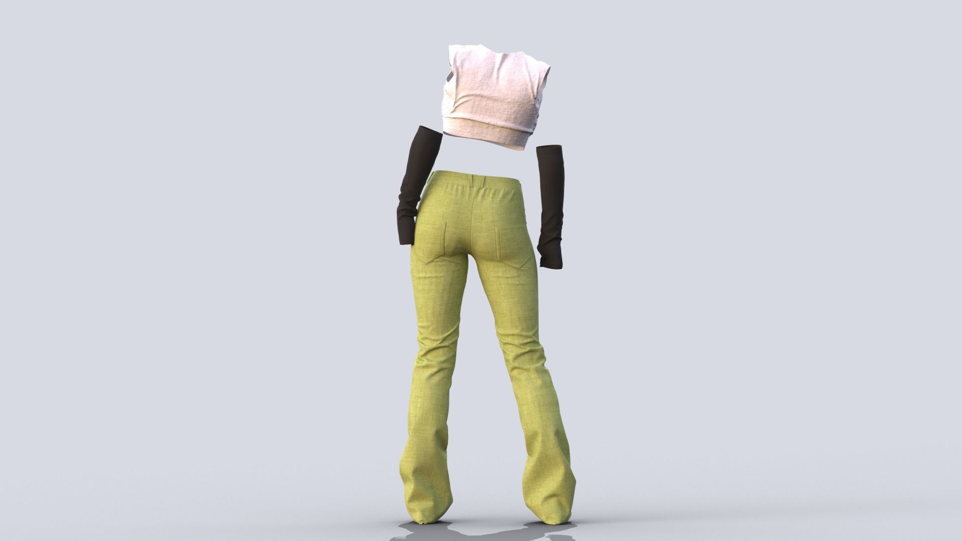 Realistic Female Outfits 3D model_43