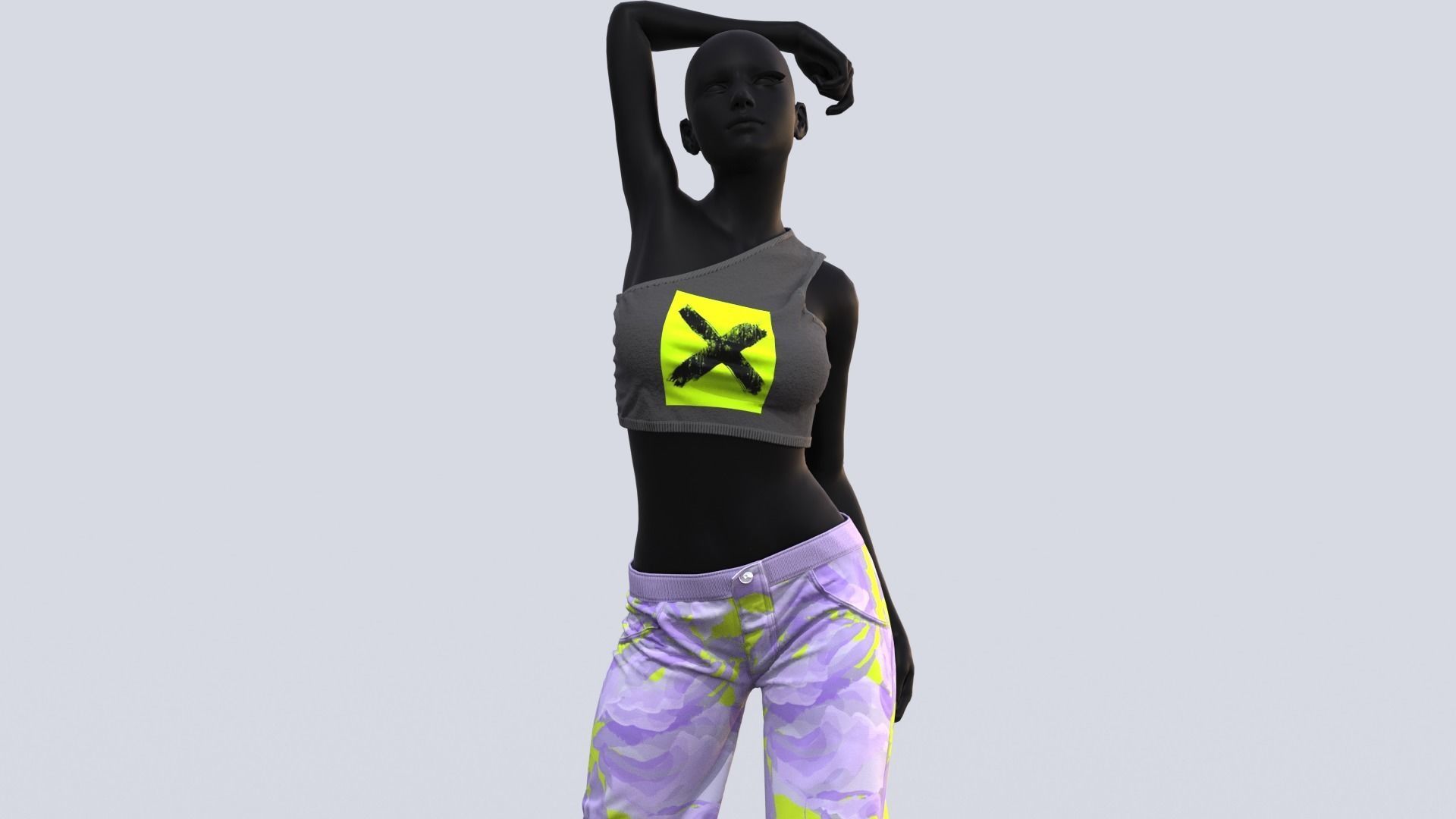 Realistic Female Outfits 3D model_15