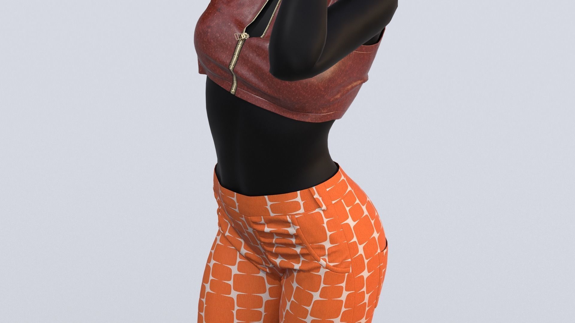 Realistic Female Outfits 3D model_8