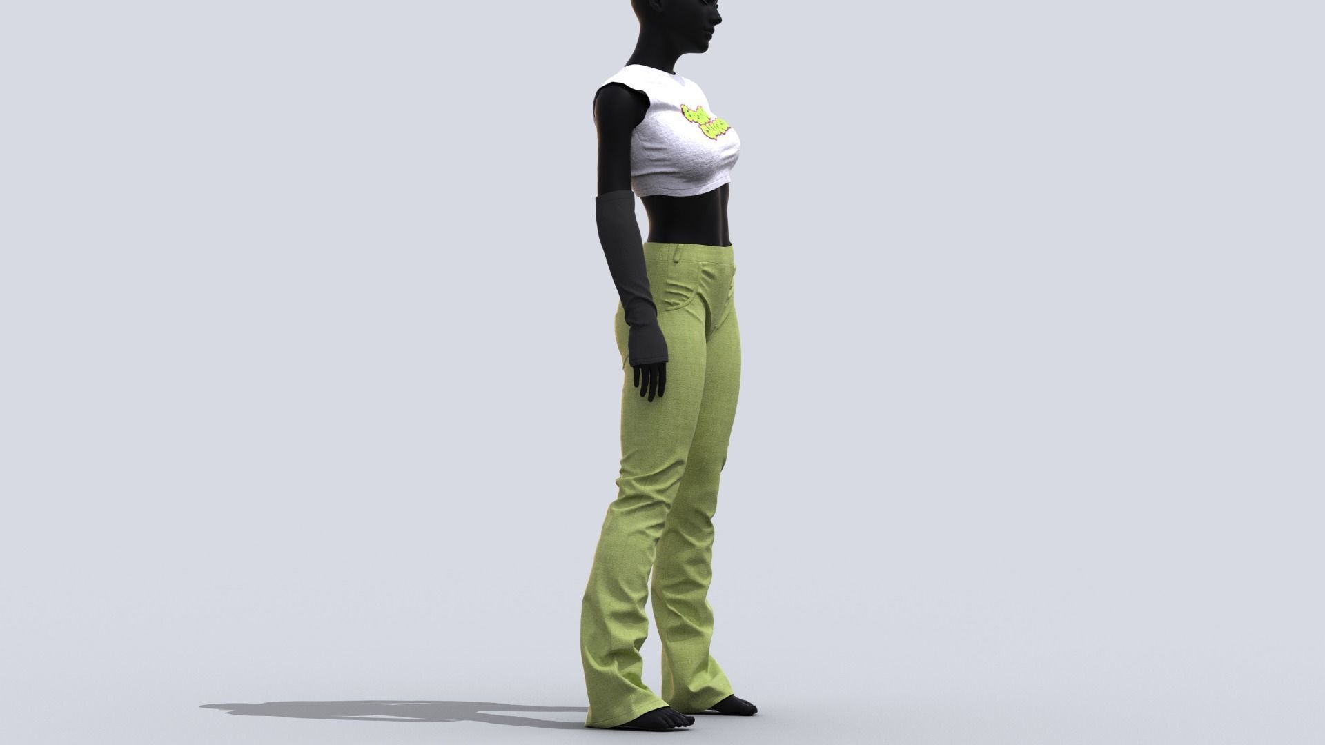 Realistic Female Outfits 3D model_39