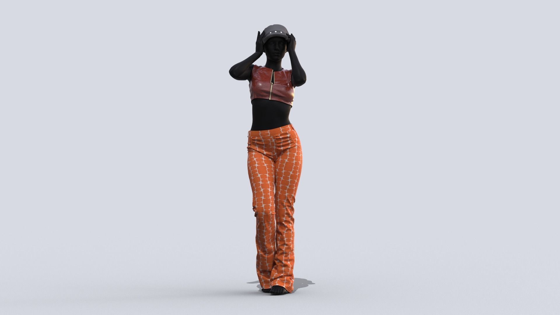 Realistic Female Outfits 3D model_2