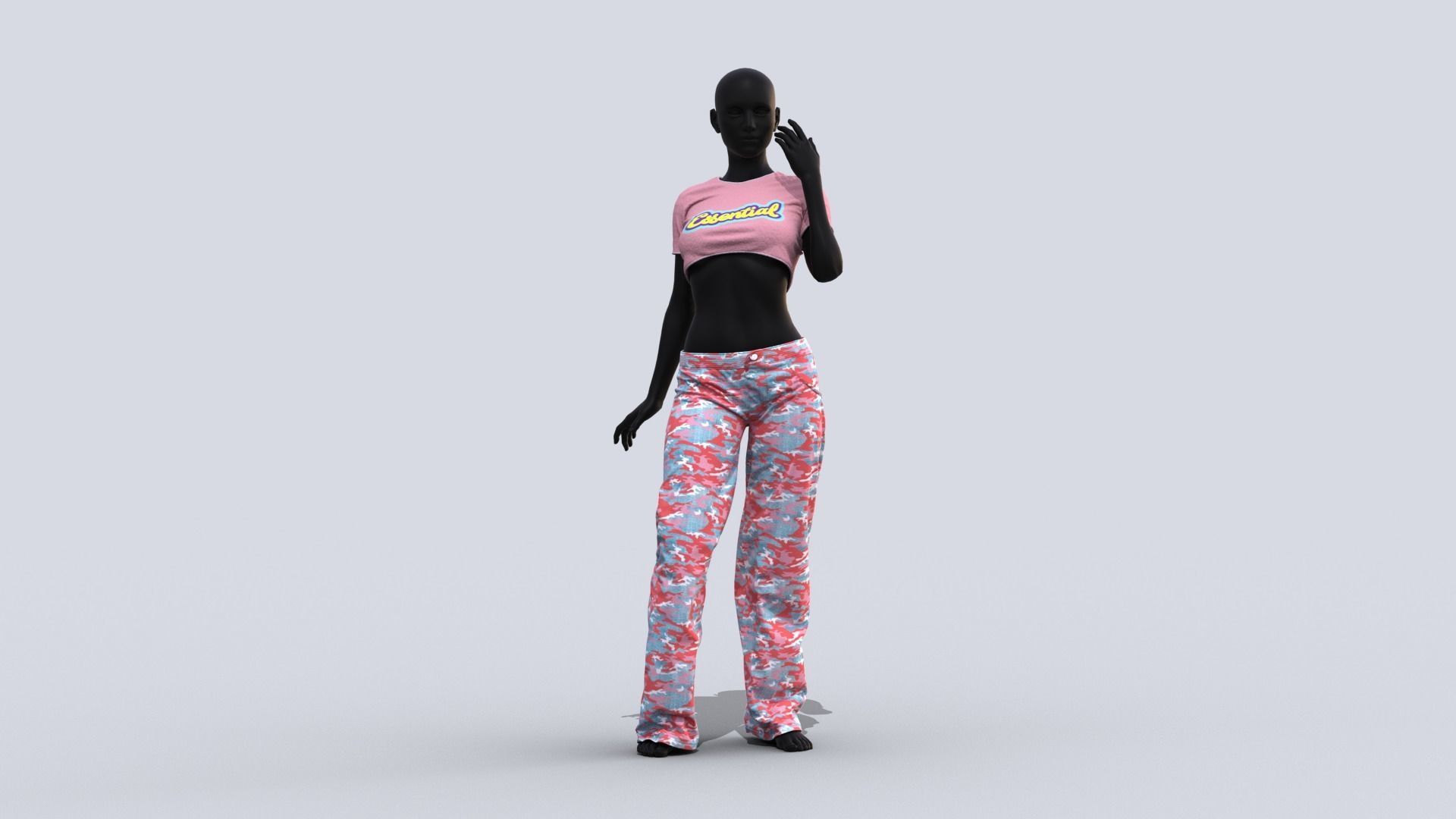 Realistic Female Outfits 3D model_25