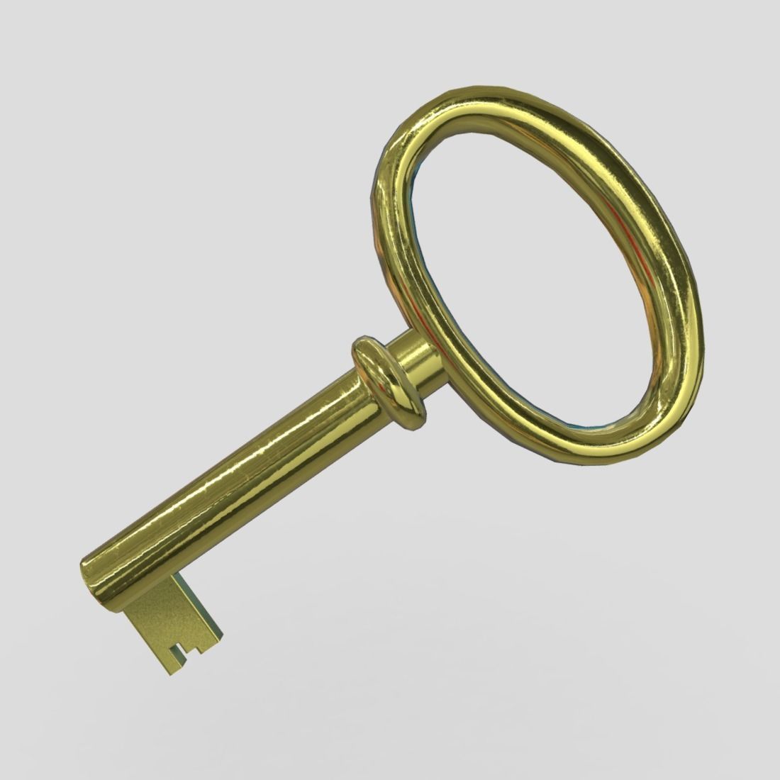 CC0 - Key 9 Free low-poly 3D model_3