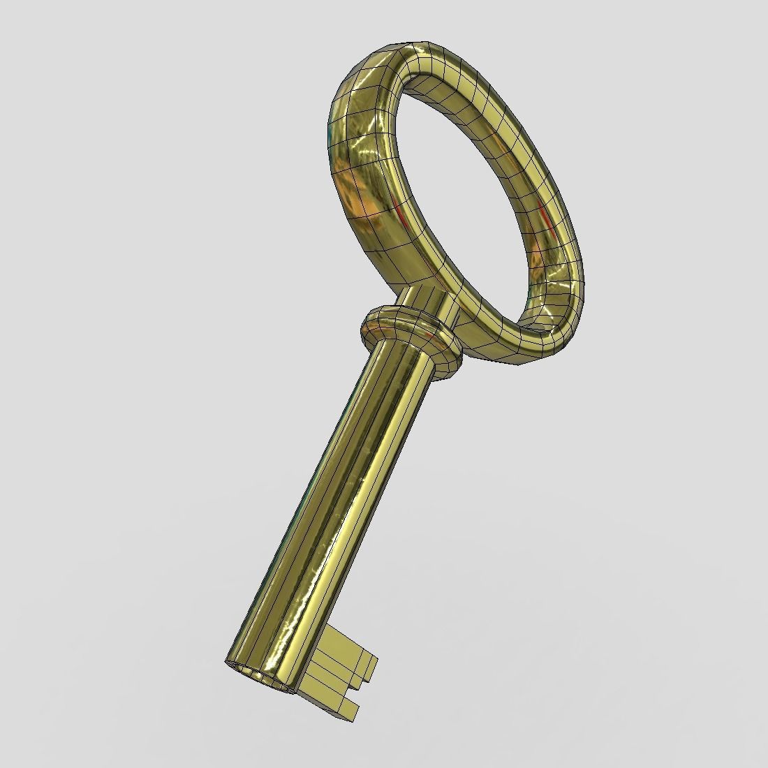CC0 - Key 9 Free low-poly 3D model_12