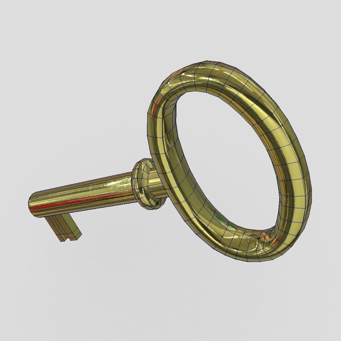 CC0 - Key 9 Free low-poly 3D model_6