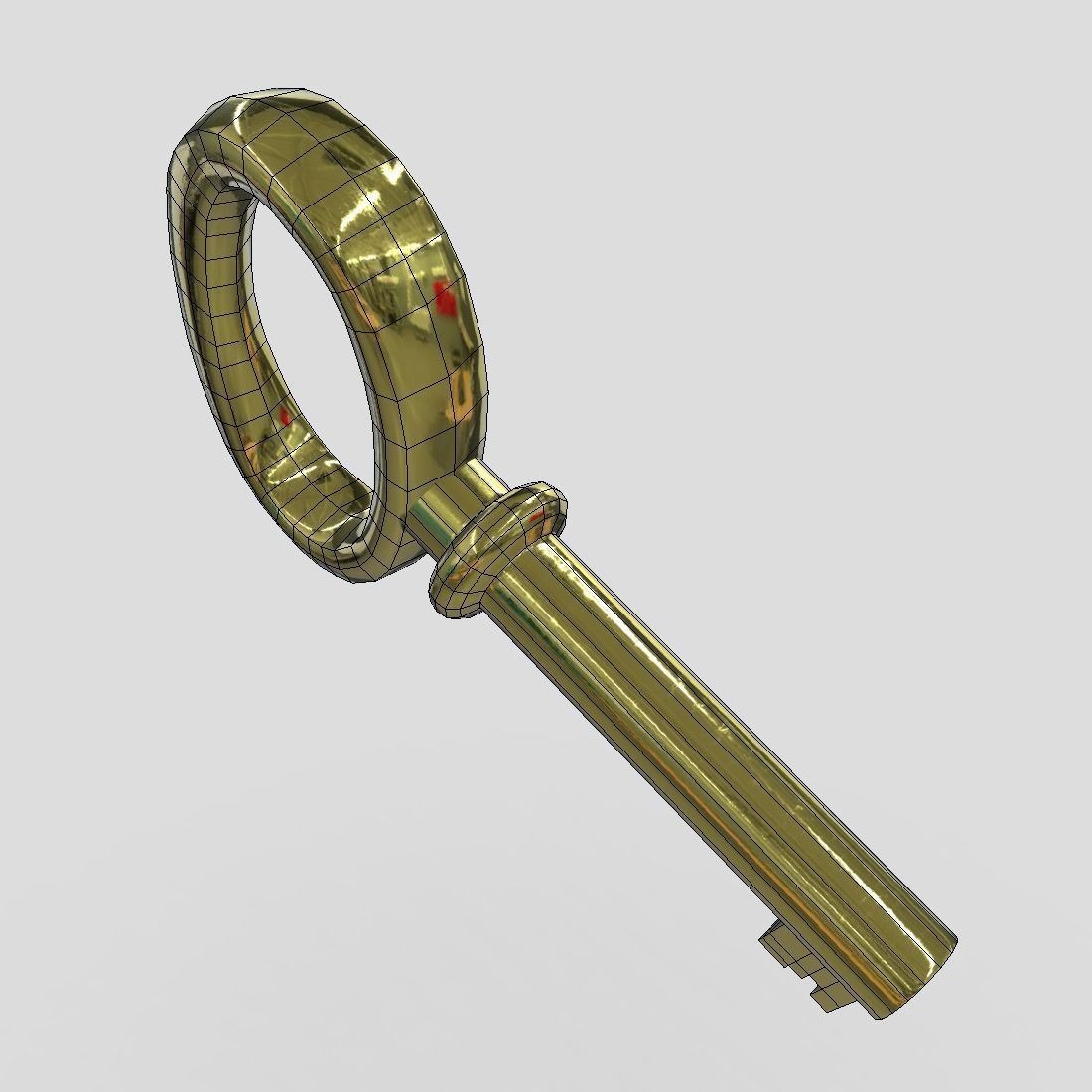 CC0 - Key 9 Free low-poly 3D model_8