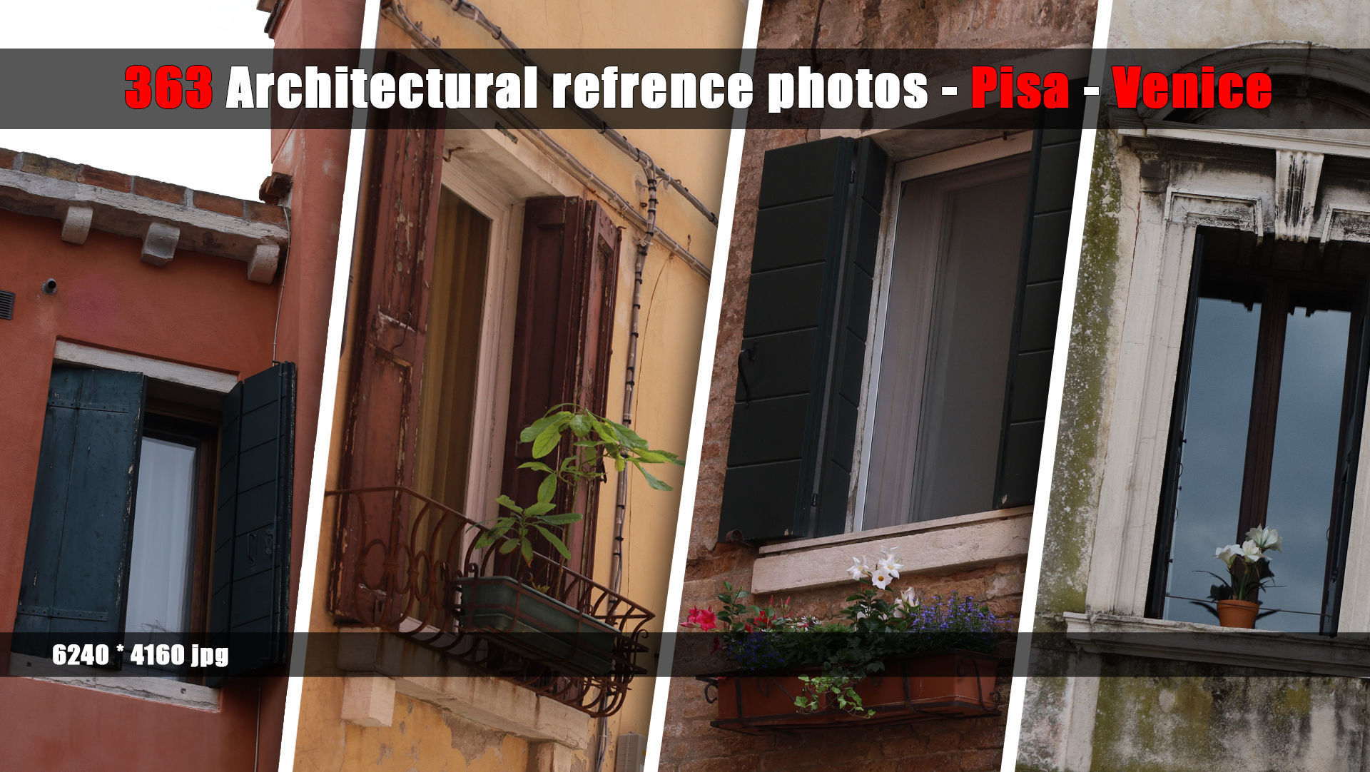 363 Architectural reference photo - pisa - venice - vol 02 3D model_1