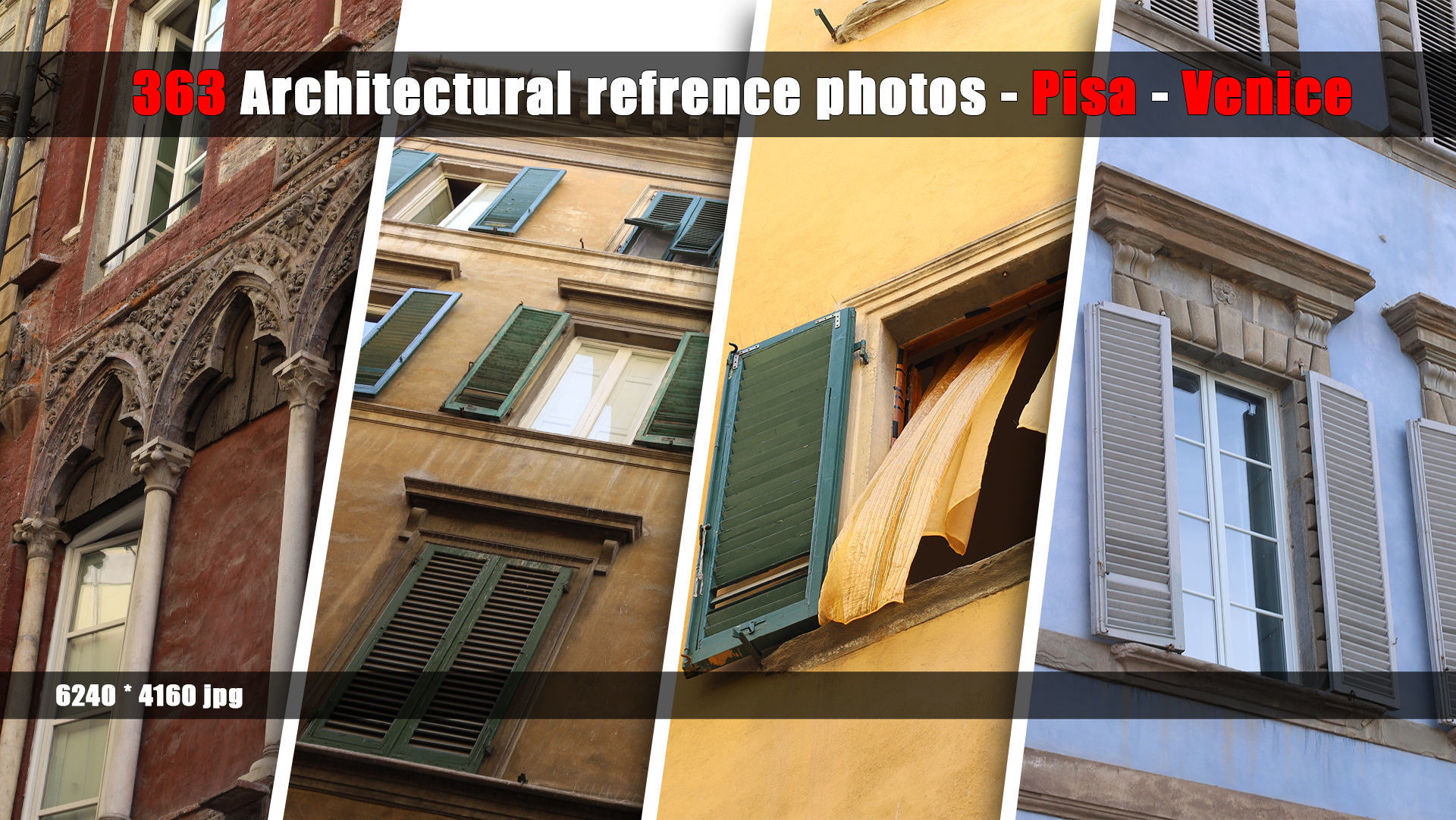 363 Architectural reference photo - pisa - venice - vol 02 3D model_3