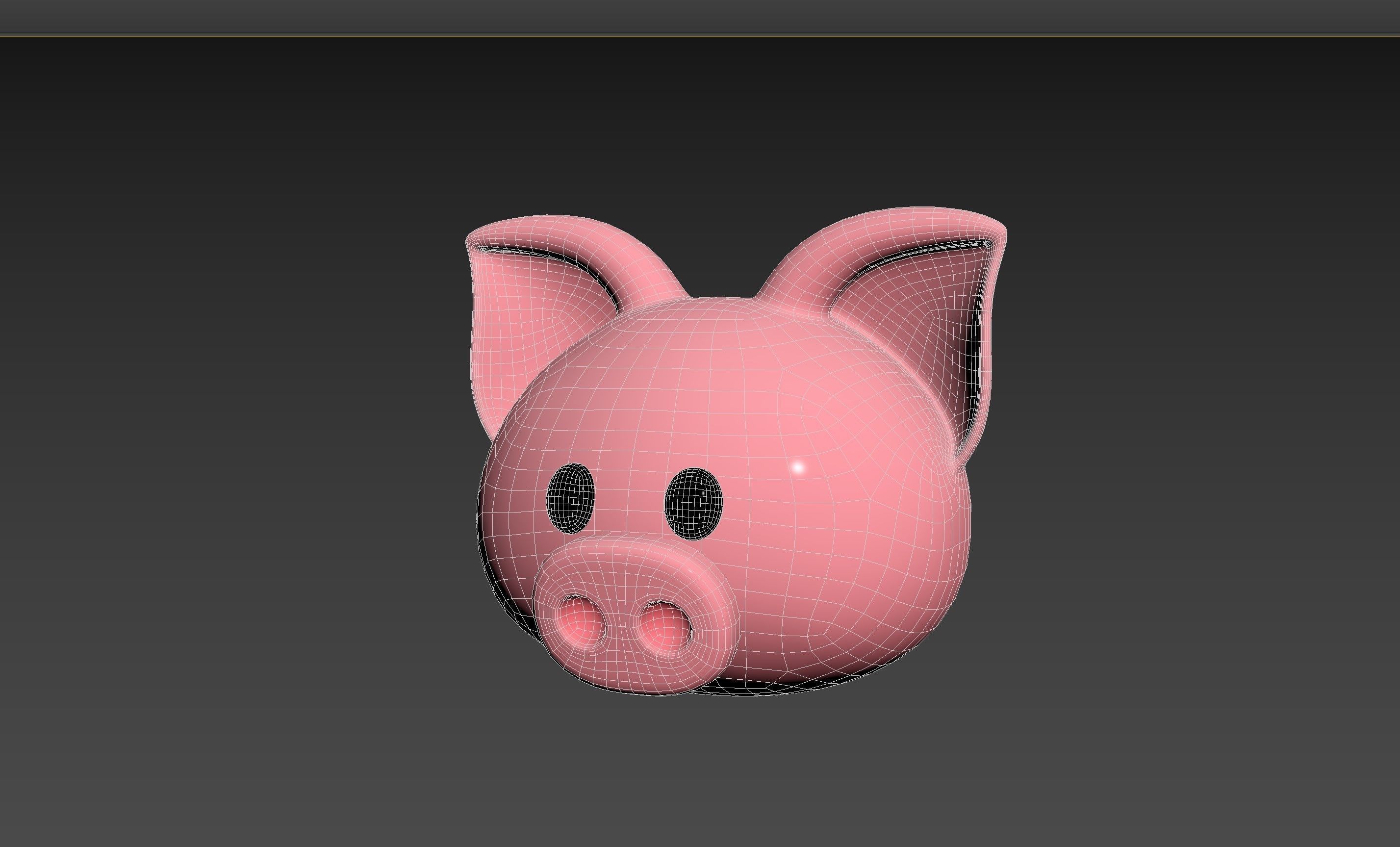 Prop147 Pig Head 3D model_12