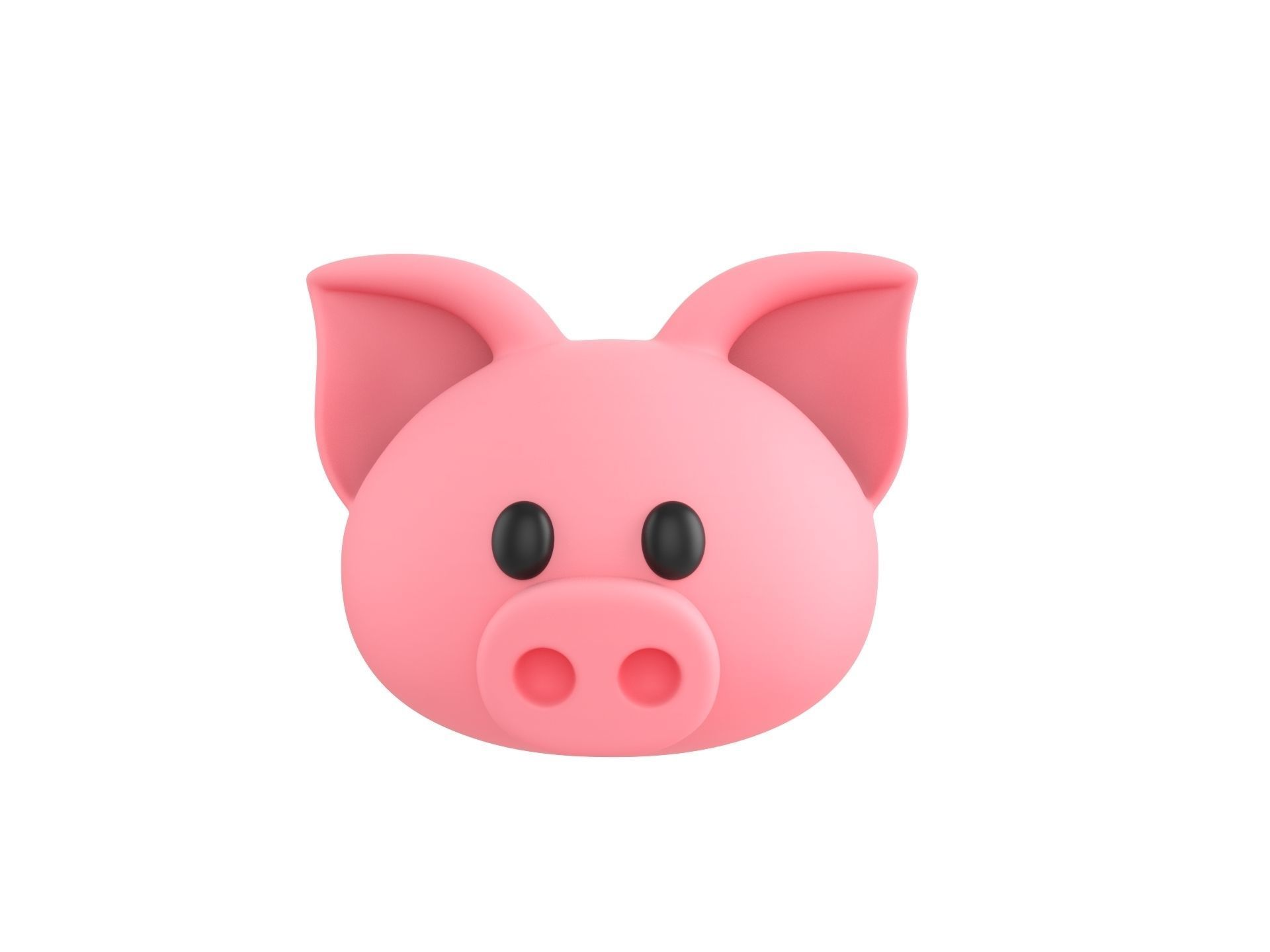 Prop147 Pig Head 3D model_1