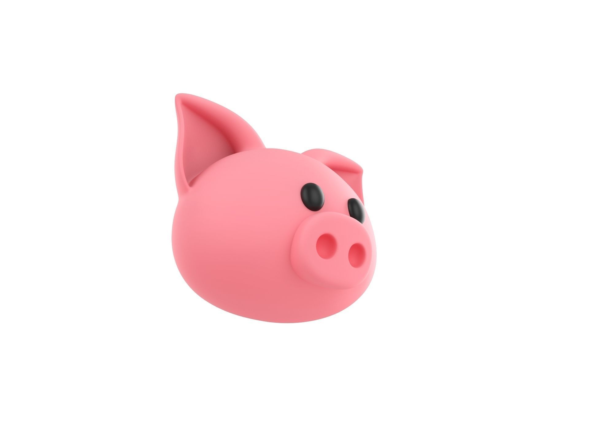 Prop147 Pig Head 3D model_2