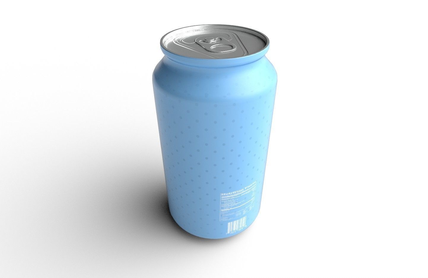 Drink Can Standart 355 ml Low-poly 3D model_7