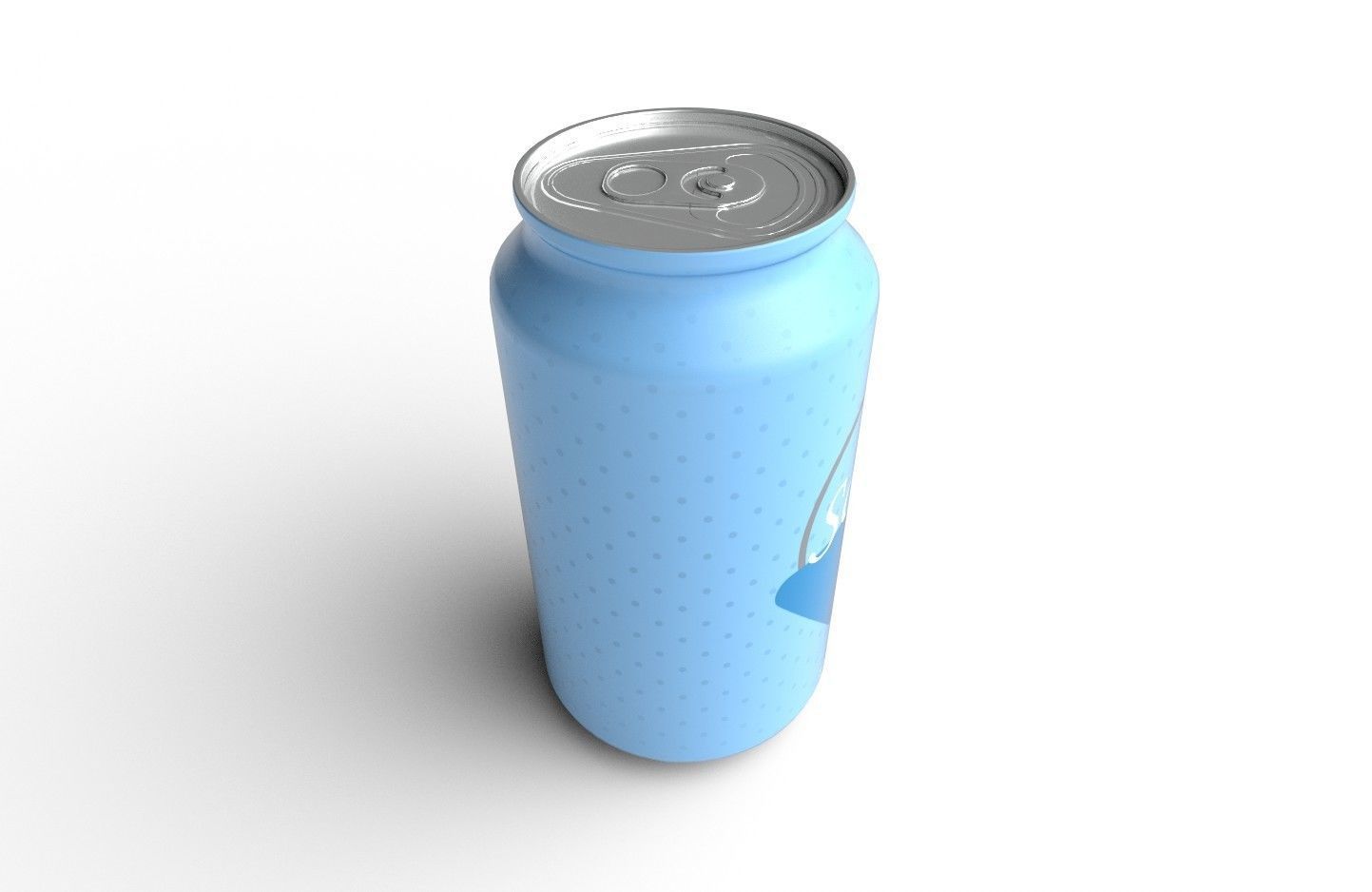 Drink Can Standart 355 ml Low-poly 3D model_11