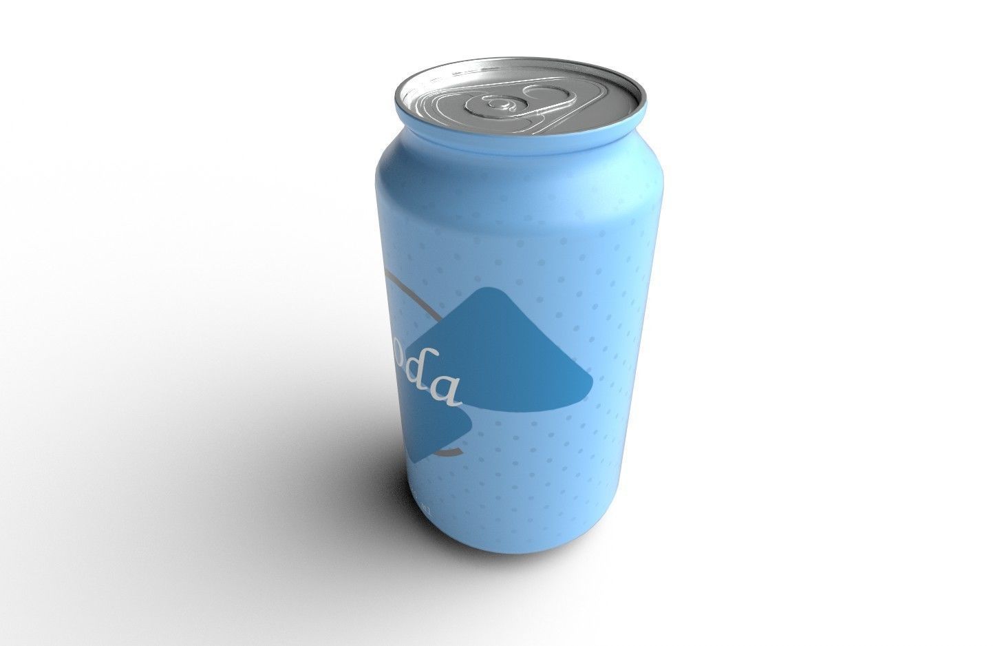 Drink Can Standart 355 ml Low-poly 3D model_23