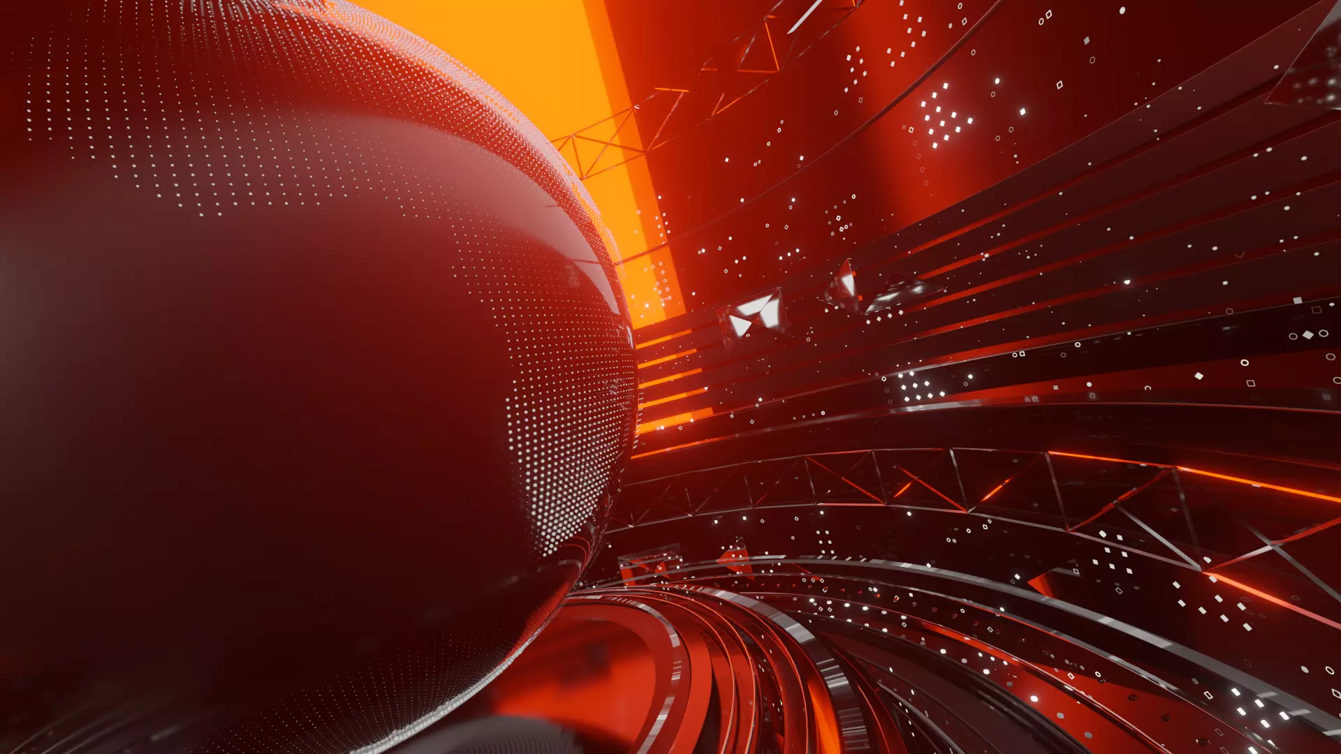 News Intro Scene 3D model_2