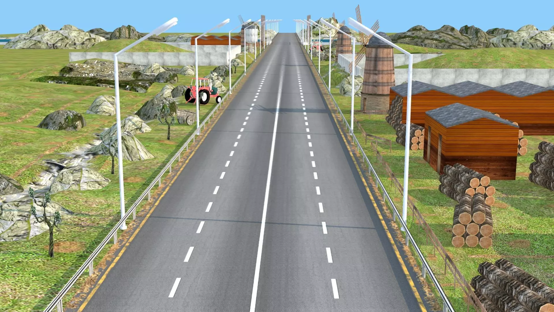 Dynamic Multi-Track Racing Kit 3D Model 2025 Low-poly 3D model_0