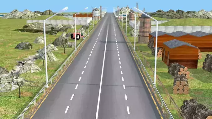 Dynamic Multi-Track Racing Kit 3D Model 2025