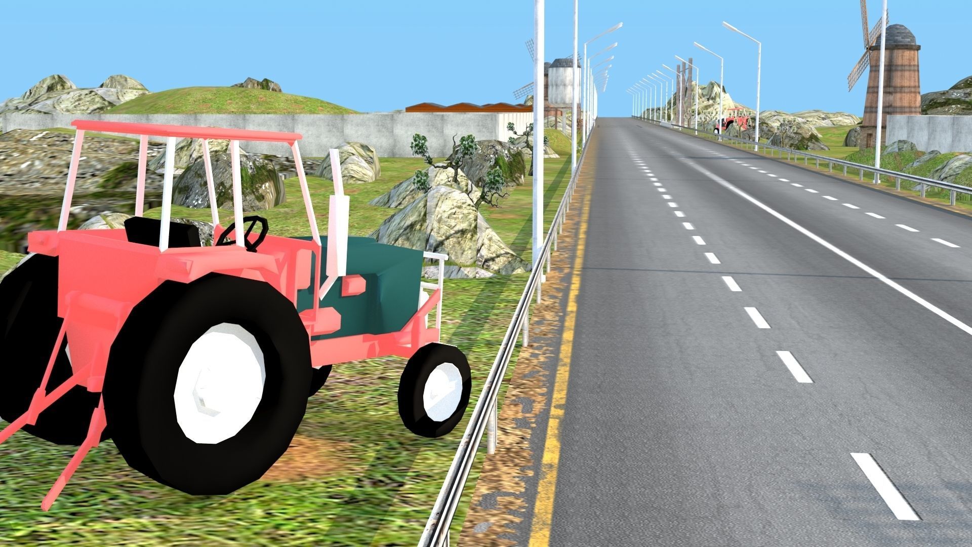 Dynamic Multi-Track Racing Kit 3D Model 2025 Low-poly 3D model_18