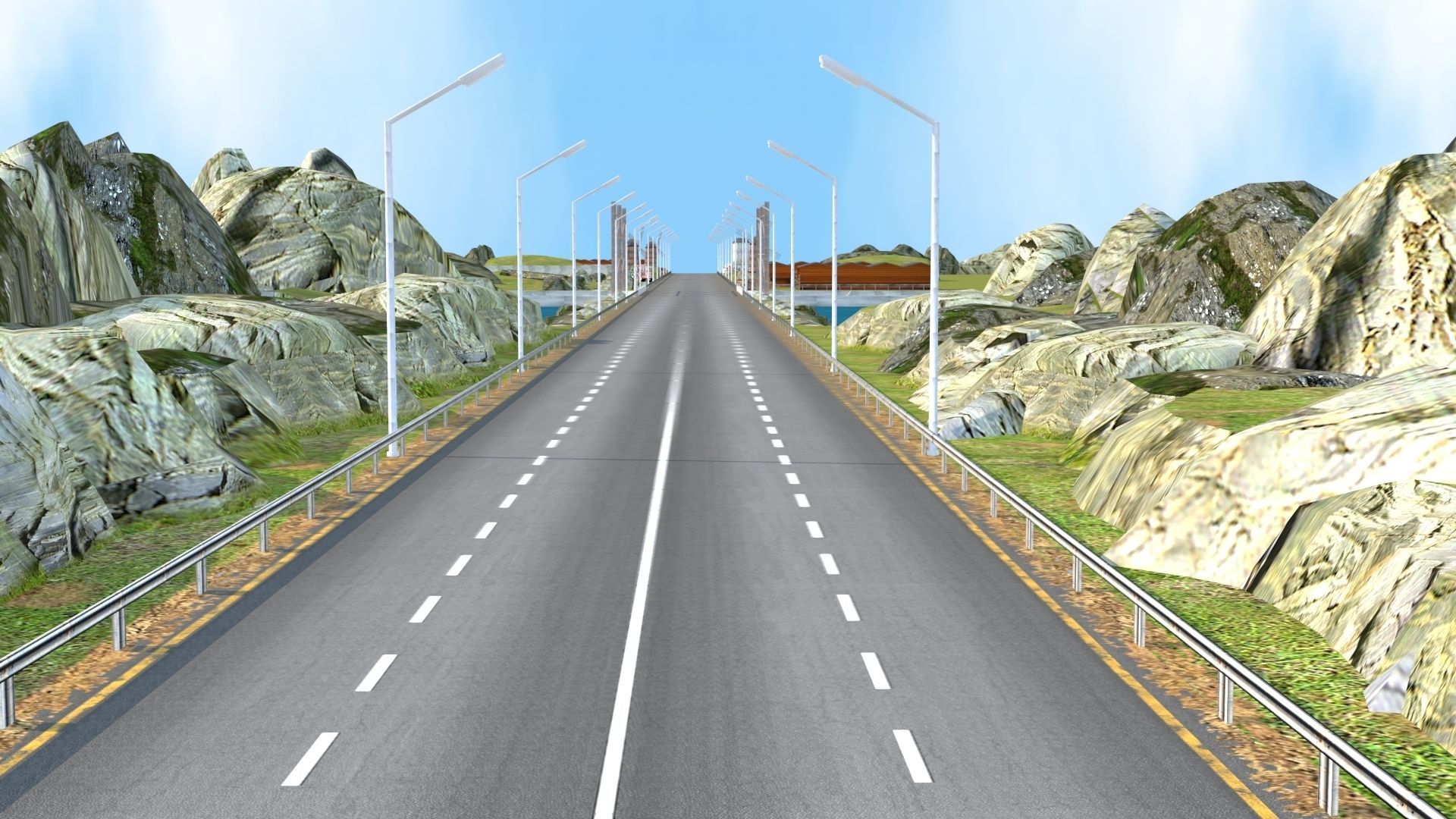 Dynamic Multi-Track Racing Kit 3D Model 2025 Low-poly 3D model_12