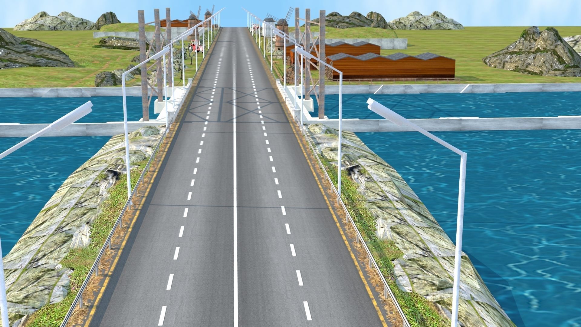 Dynamic Multi-Track Racing Kit 3D Model 2025 Low-poly 3D model_5