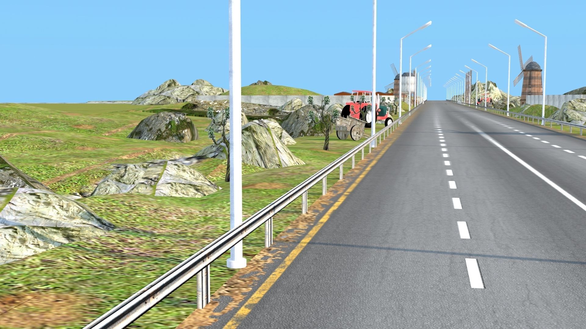 Dynamic Multi-Track Racing Kit 3D Model 2025 Low-poly 3D model_17