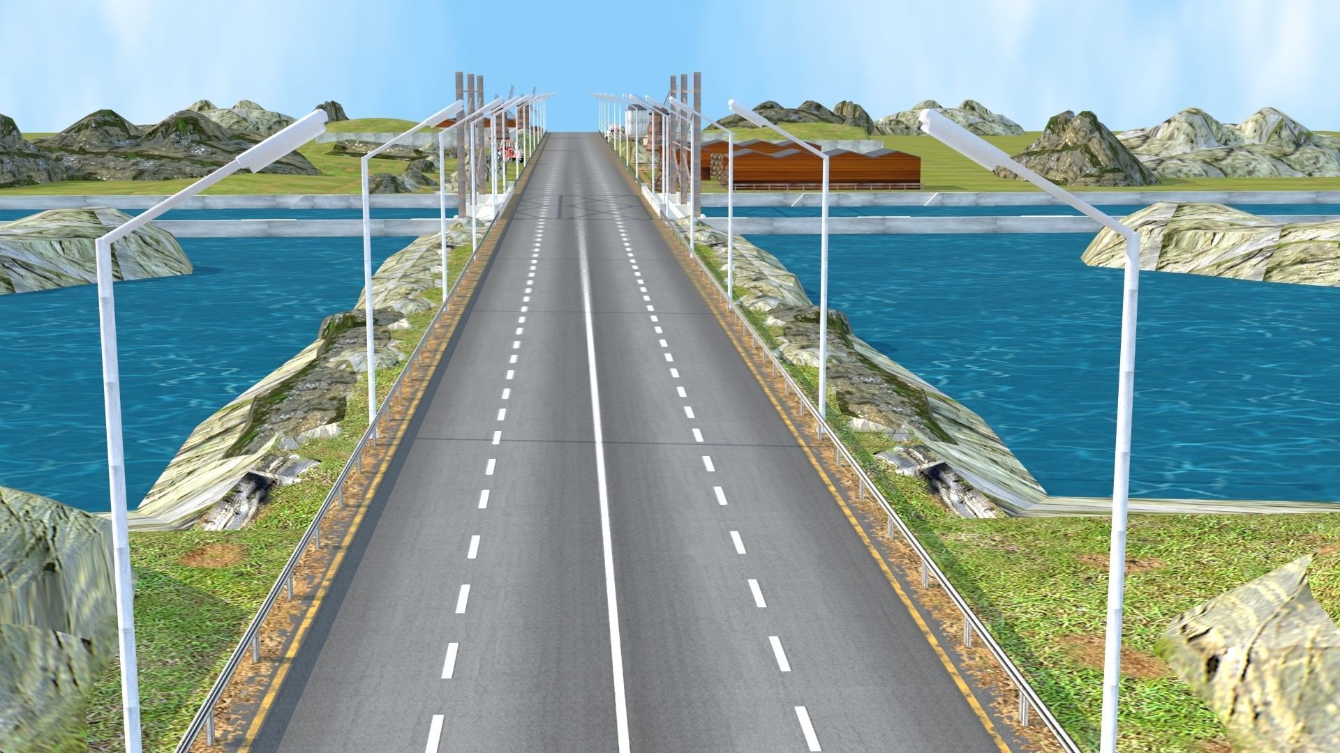 Dynamic Multi-Track Racing Kit 3D Model 2025 Low-poly 3D model_7