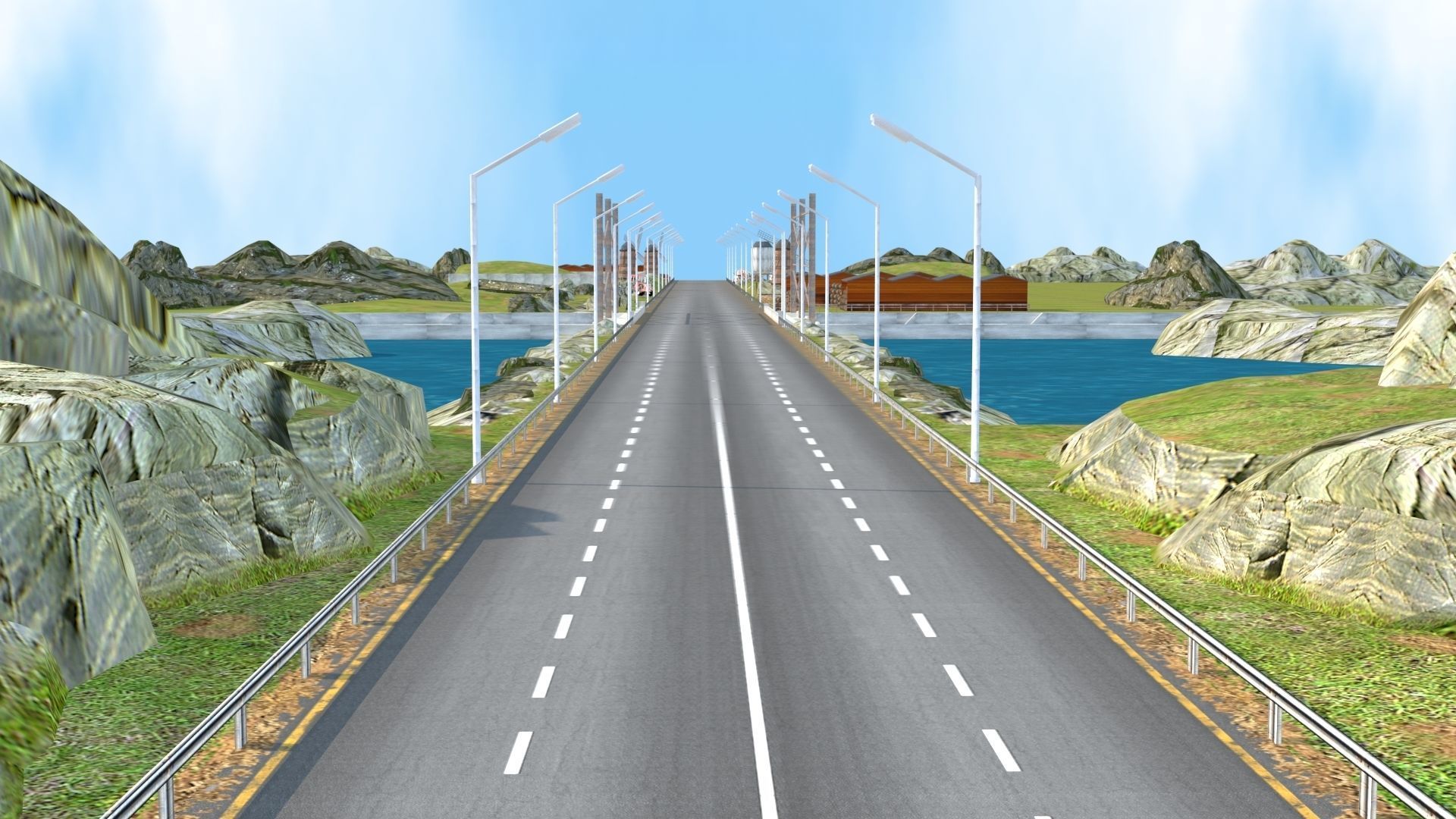 Dynamic Multi-Track Racing Kit 3D Model 2025 Low-poly 3D model_13