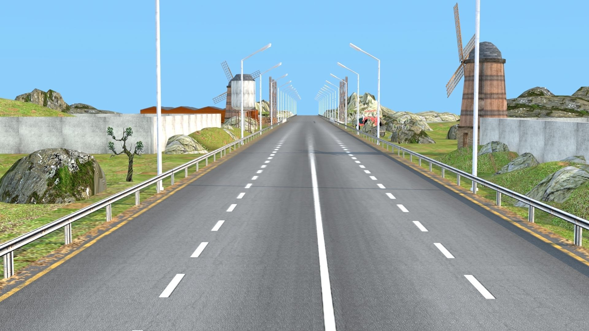 Dynamic Multi-Track Racing Kit 3D Model 2025 Low-poly 3D model_20