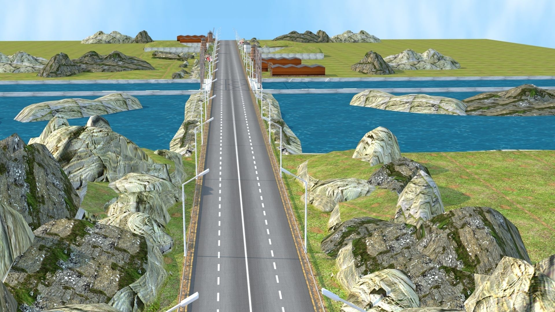 Dynamic Multi-Track Racing Kit 3D Model 2025 Low-poly 3D model_6