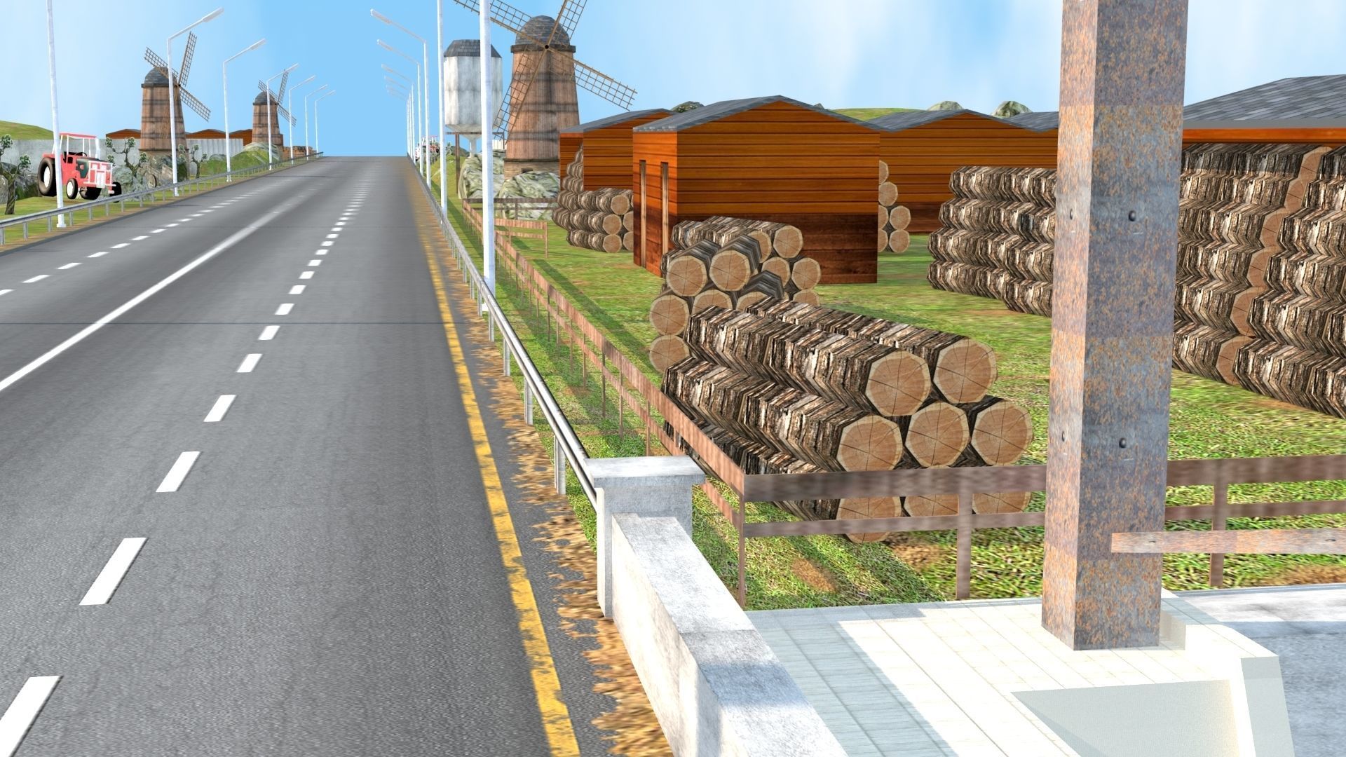 Dynamic Multi-Track Racing Kit 3D Model 2025 Low-poly 3D model_4