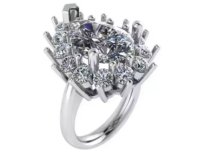 Pear Cluster Ring 1561