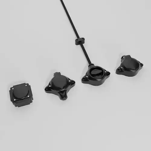 Set of electrical-outlets and light-switch