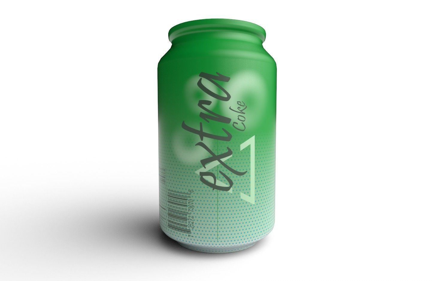 Drink Can Standart 330 ml Low-poly 3D model_10