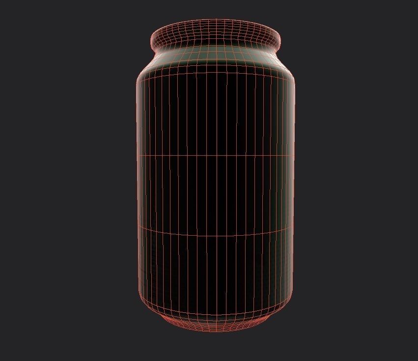 Drink Can Standart 330 ml Low-poly 3D model_11