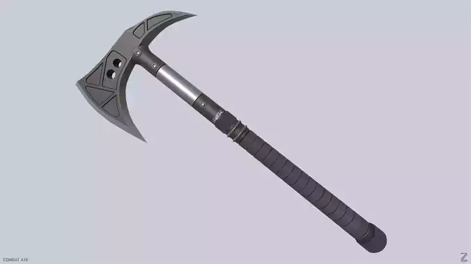 Combat axe Low-poly 3D model