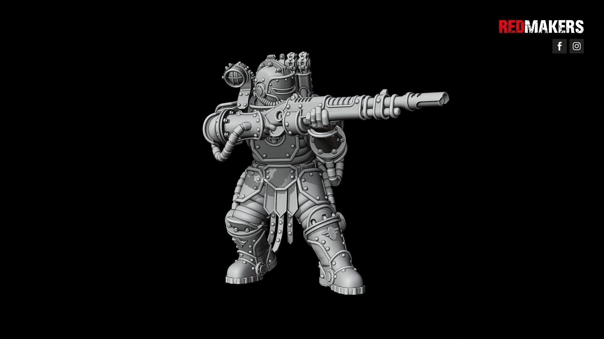 Solar Guard - Squad of the Imperial Force 3D print model_41