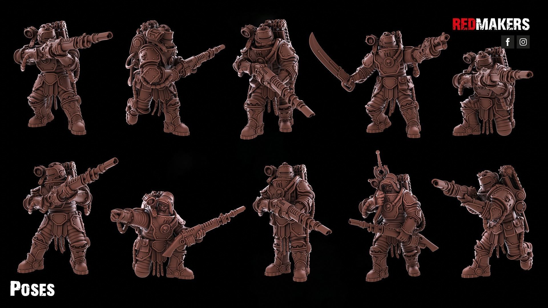 Solar Guard - Squad of the Imperial Force 3D print model_3