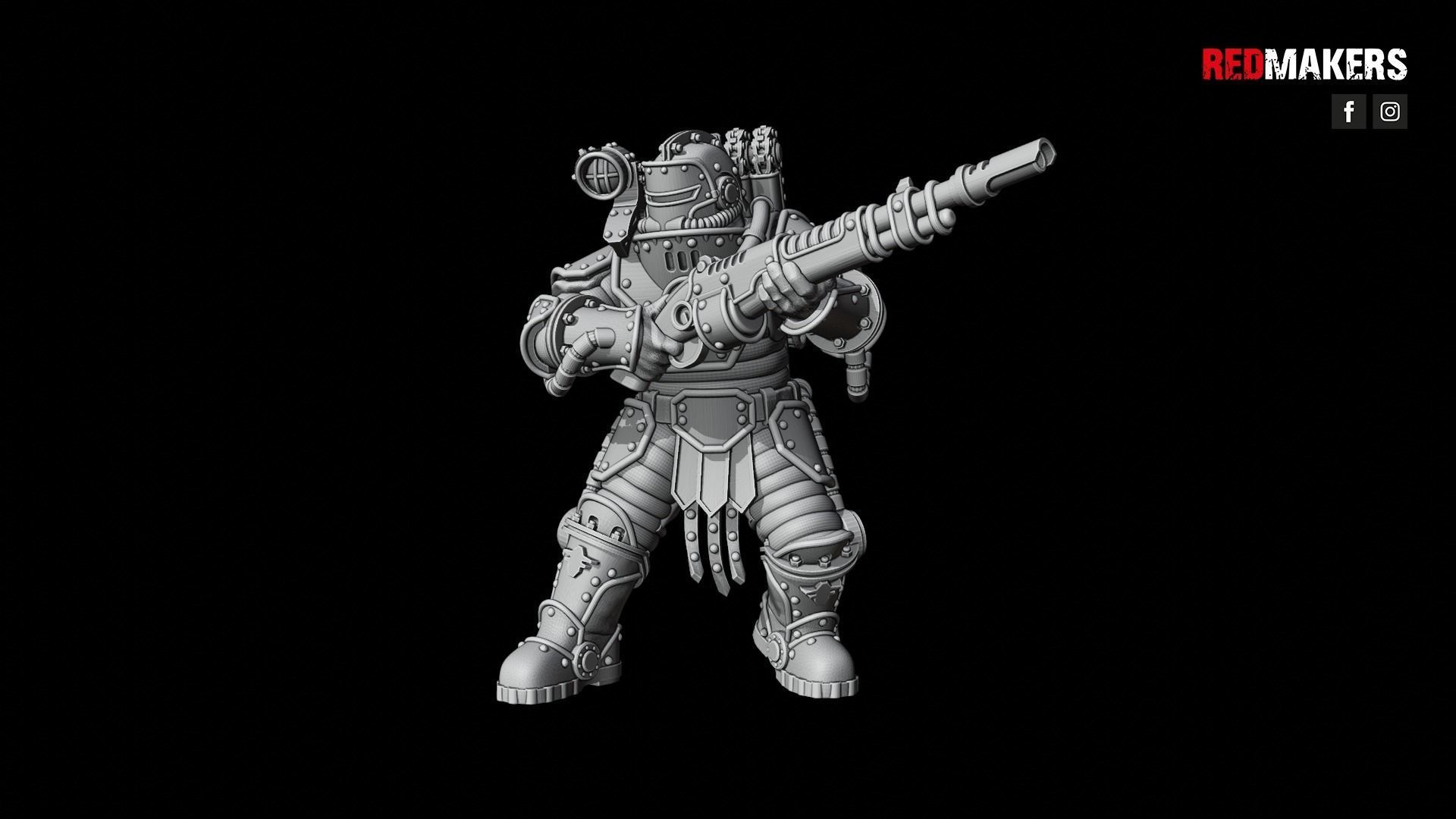 Solar Guard - Squad of the Imperial Force 3D print model_56