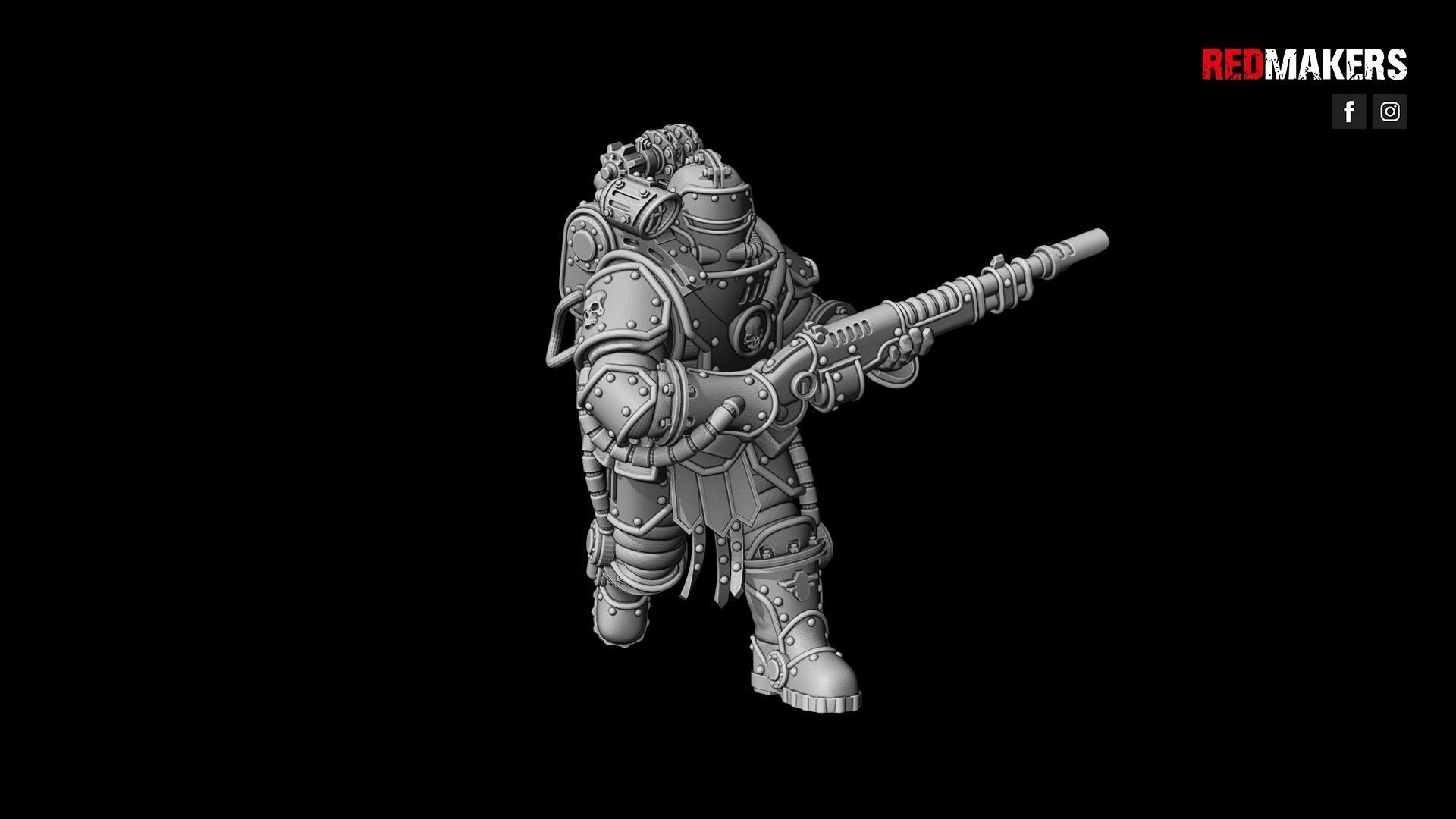 Solar Guard - Squad of the Imperial Force 3D print model_44