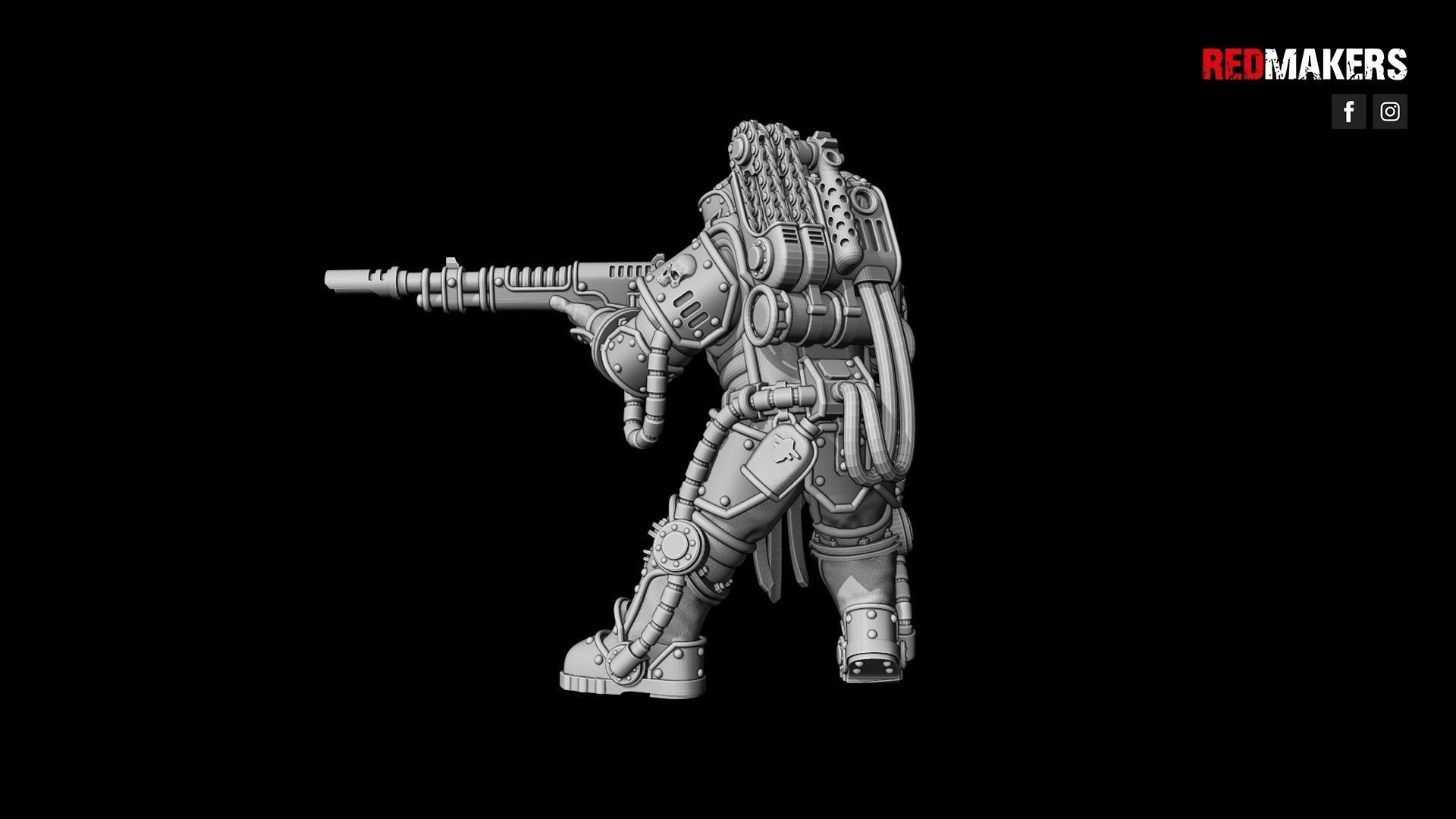 Solar Guard - Squad of the Imperial Force 3D print model_42