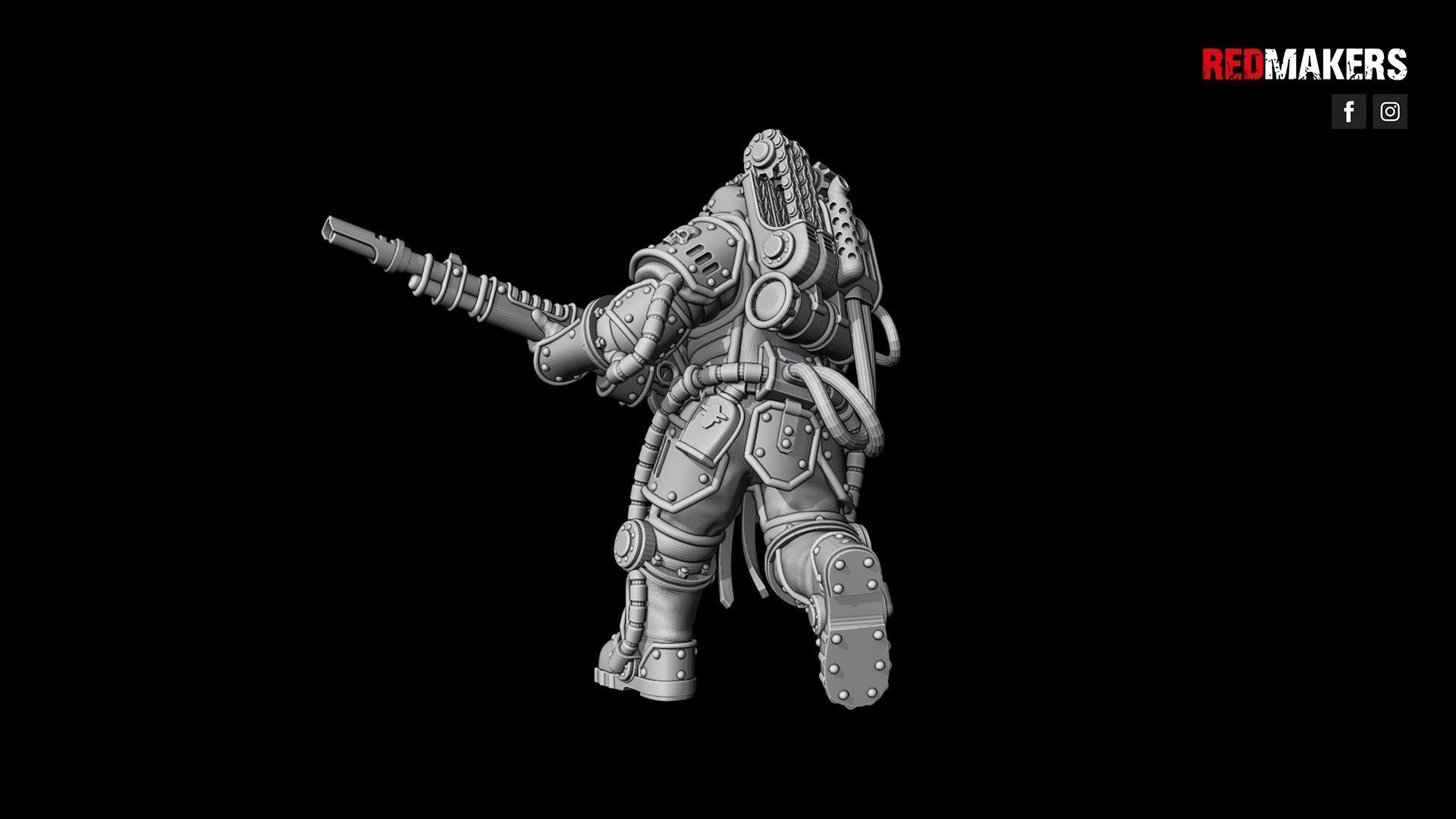 Solar Guard - Squad of the Imperial Force 3D print model_45