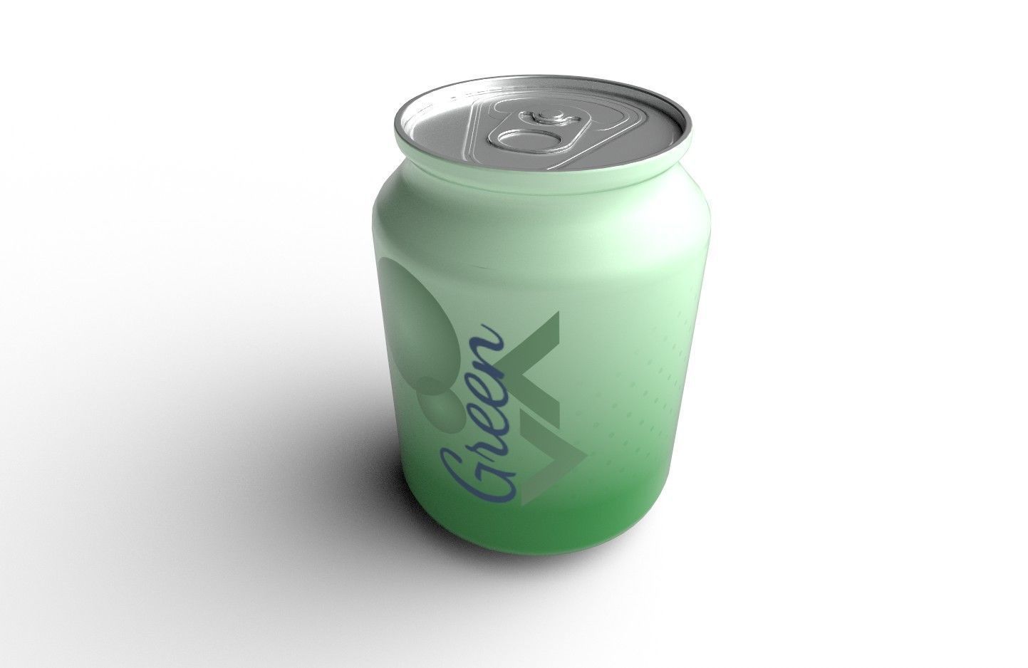 Drink Can Stubby 250 ml Low-poly 3D model_4