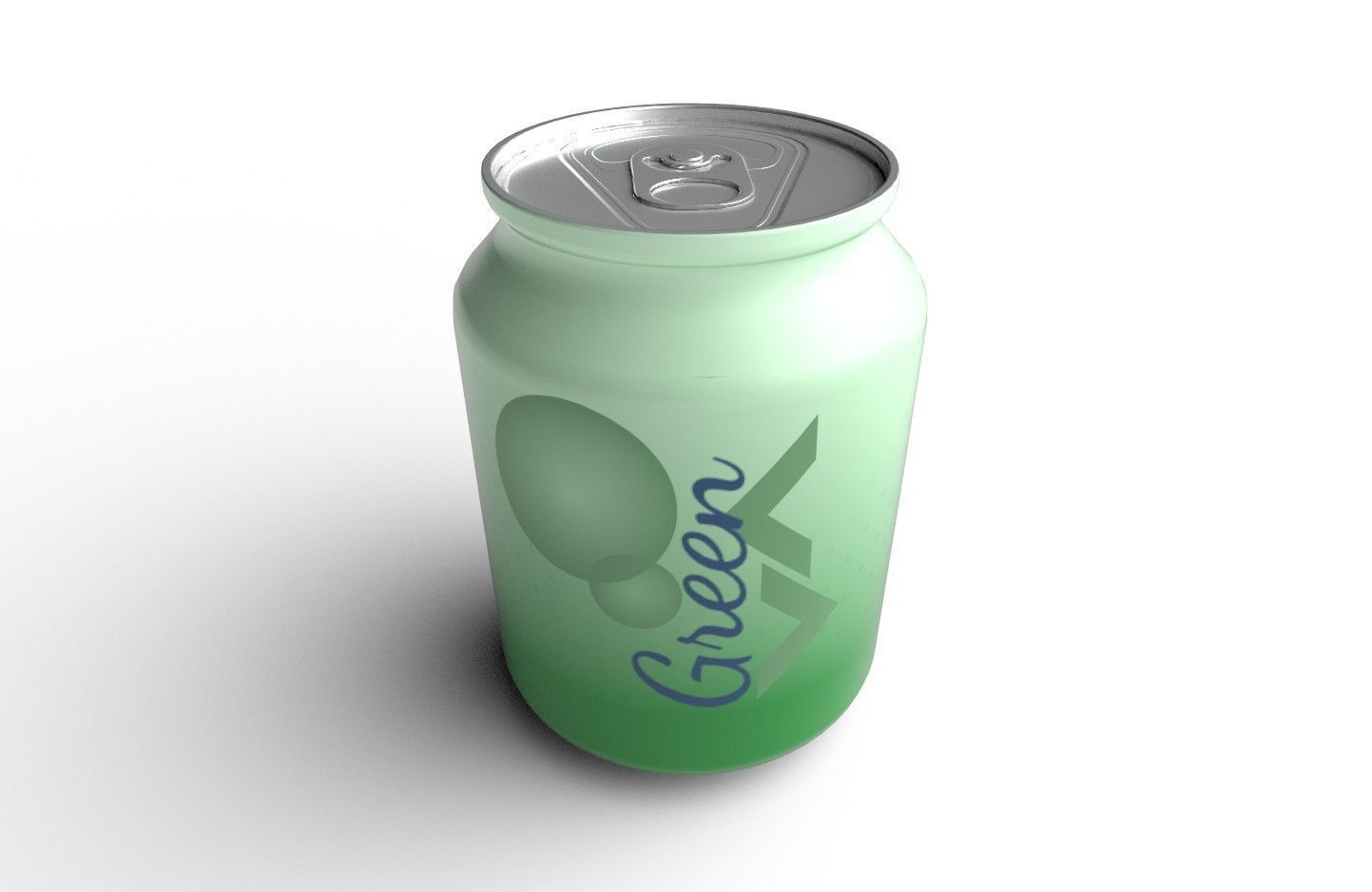 Drink Can Stubby 250 ml Low-poly 3D model_3