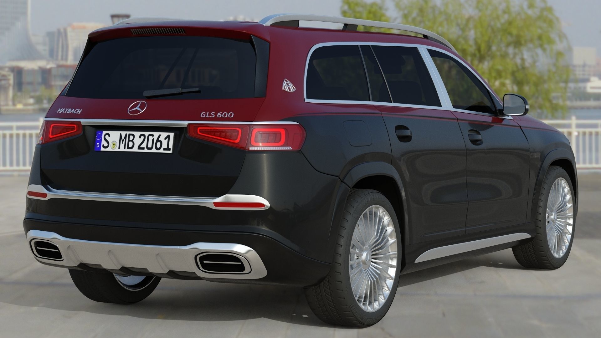 Mercedes-Maybach GLS 600 4MATIC 3D model_12
