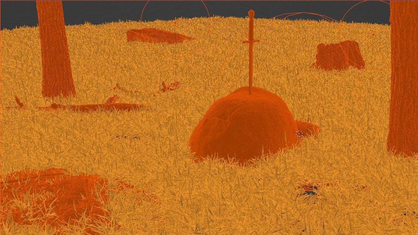 Sword in the stone  3D model_6