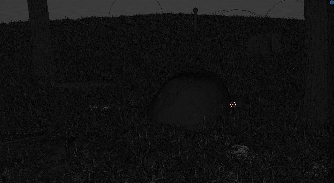 Sword in the stone  3D model_10