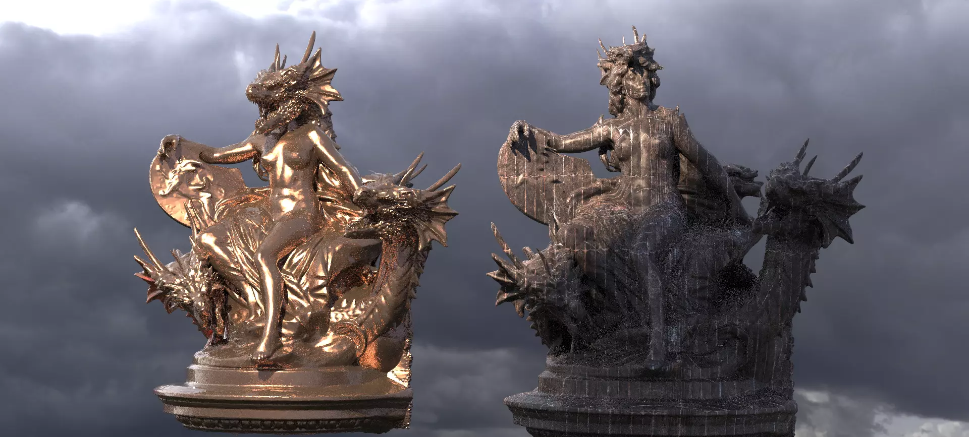 Dark Angel Throne 2 designs  3D model_0